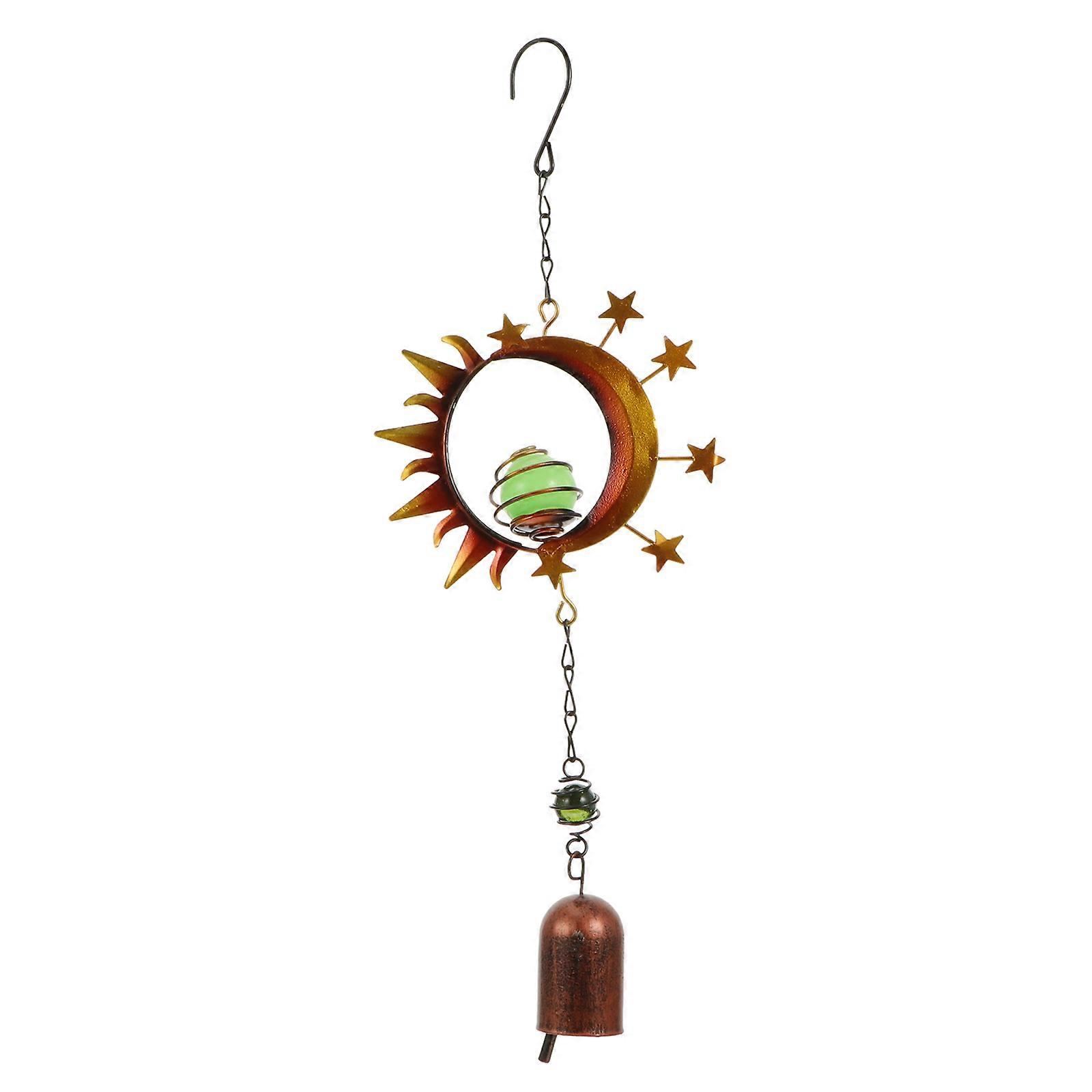 Creative Wind Bell Sun Shaped Wind Chime Pendant for Decoration 3Pcs