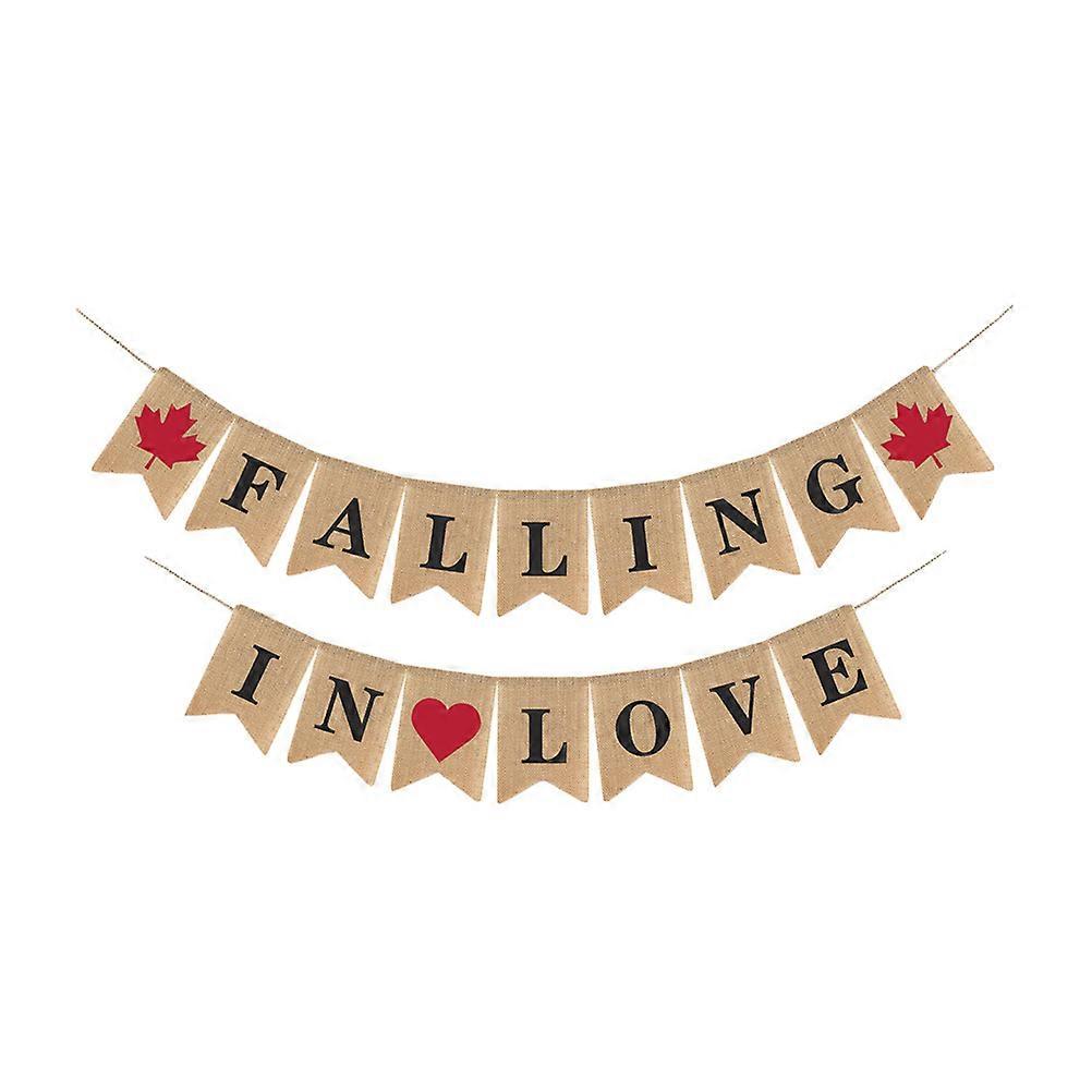 Wedding Banner Hanging Banner for Decoration 2Pcs