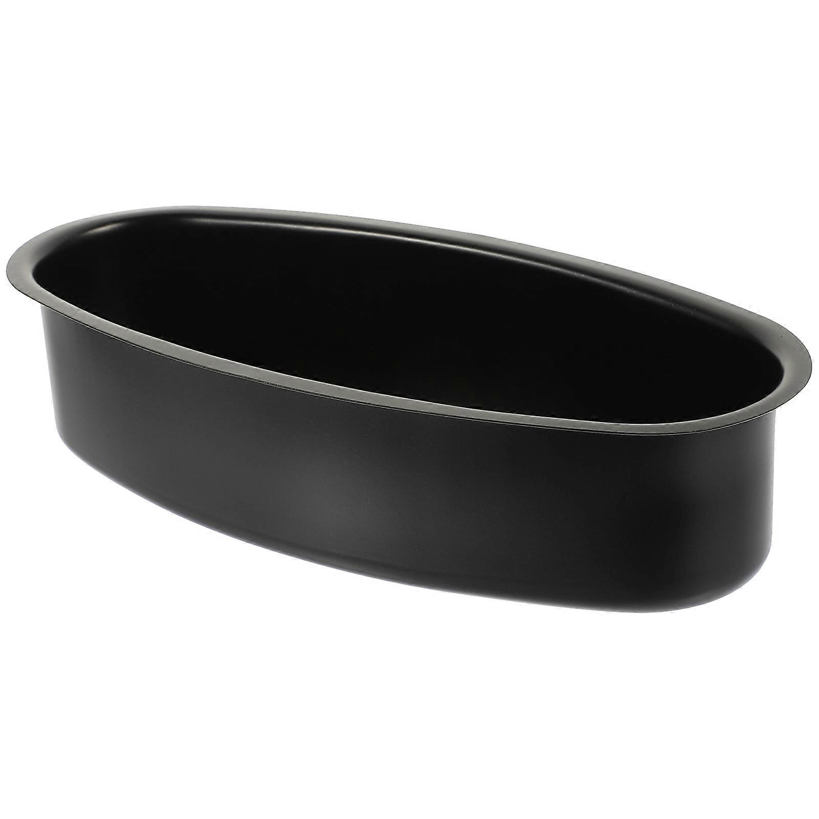 Non-Stick Oval Baking Pan 2Pcs for Kitchen Baking Projects with Easy Demolding Feature and 21.5X10CM Size