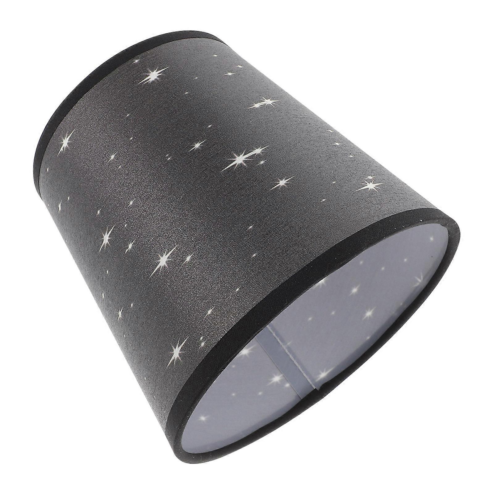 Black Fabric Table Lamp Shade Cover for Home Use 4Pcs Set