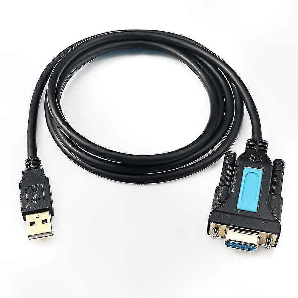 USB to RS232 Adapter Cable, USB 2.0 Male to RS232 Female Converter for Windows XP/Linux/OS Support