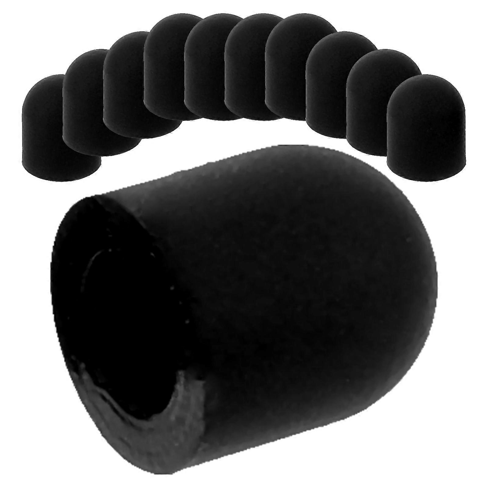 Touchscreen Pen Silicone Stylus Tips Replacement 75Pcs Black