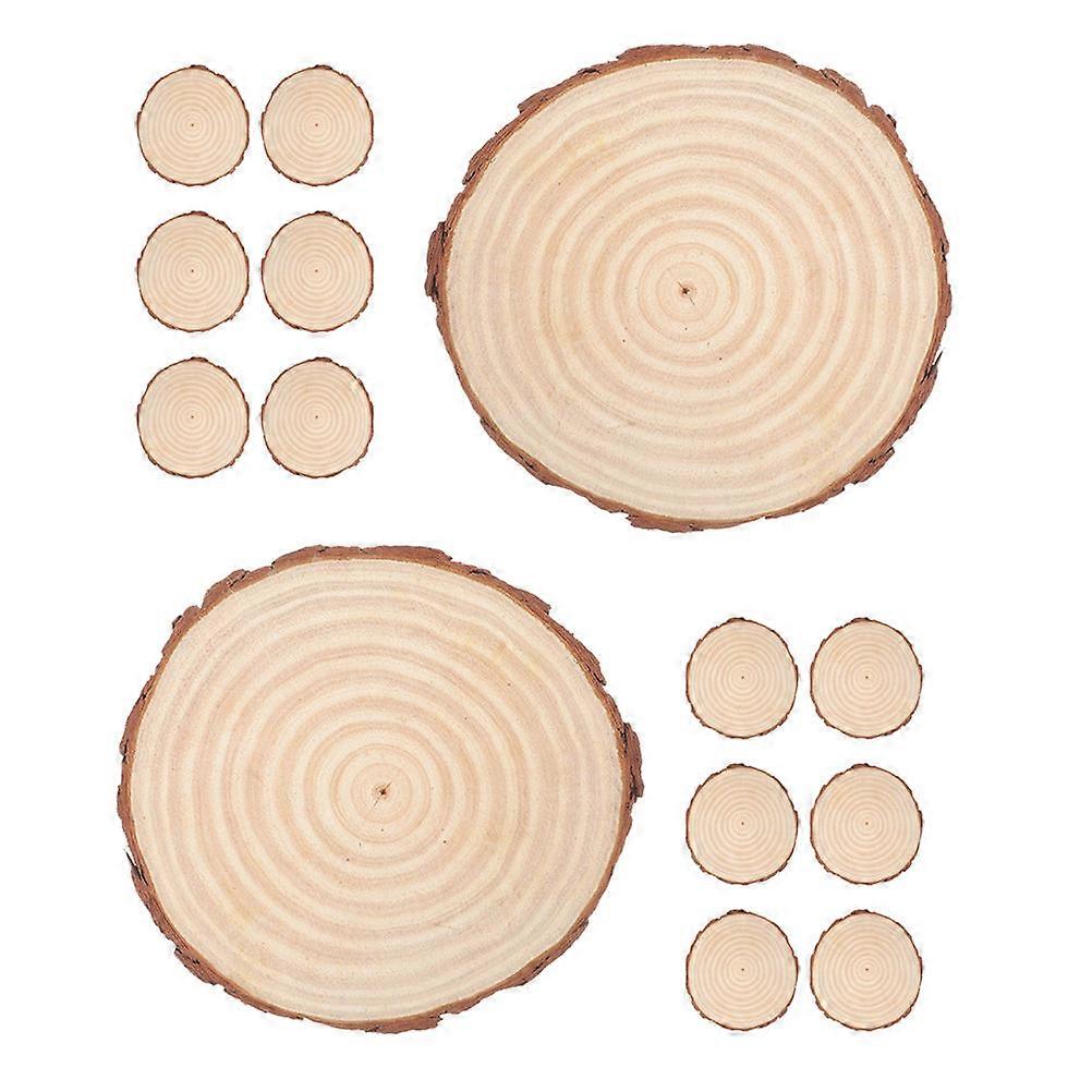 DIY Craft Accessories Featuring Natural Wood Slices Ideal For Coaster Making And Door Hanger Use In 20Pcs