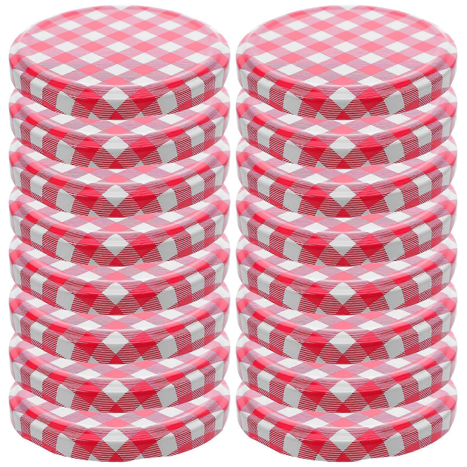 Regular Mouth Jar Lids Airtight Canning Lids for Leakproof Storage 80Pcs
