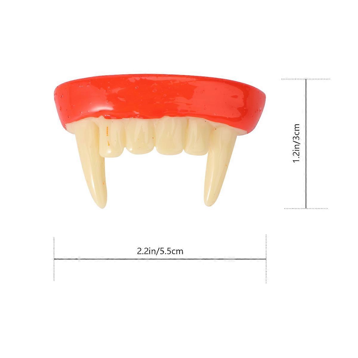 Creepy Zombies Fangs for Halloween 4Pcs Set