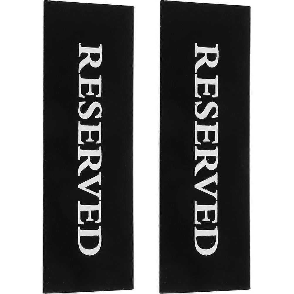 8 Pcs V Shaped Table Reserved Sign Decorative Accessory For Restaurants And Events 20X7CM Reusable