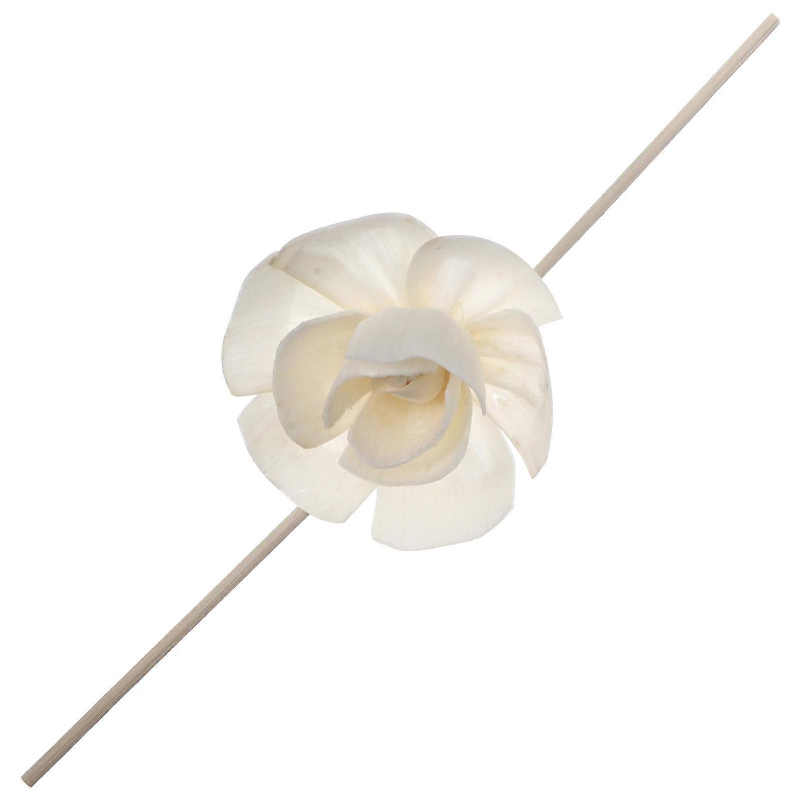 Flower Diffuser Flower Oil Diffuser for Home Use 2Pcs White Wood Fiber