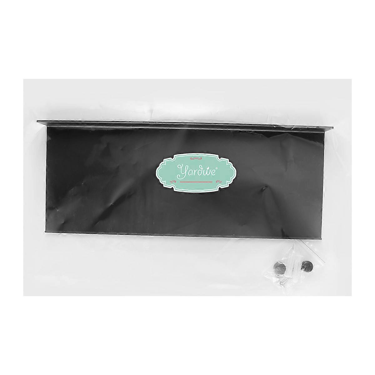 Yardwe Bathroom Shelf Wall Organizer for 4Pcs Black Storage Rack