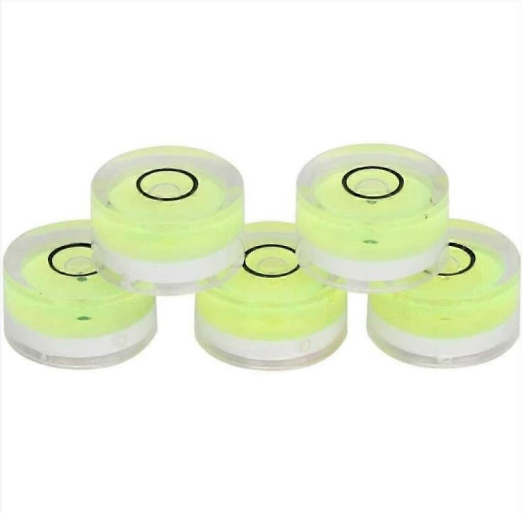 5pcs 15mm Circular Level Round Spirit Level Mini Round Level Bubble For Balance Scale For Horizontal Calibration Of Balance