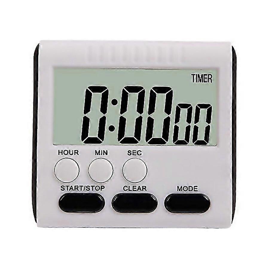 For Kitchen Timer 24 Hours Digital Alarm Clock Lcd Screen Magnetic Backing For Cooking Baking
