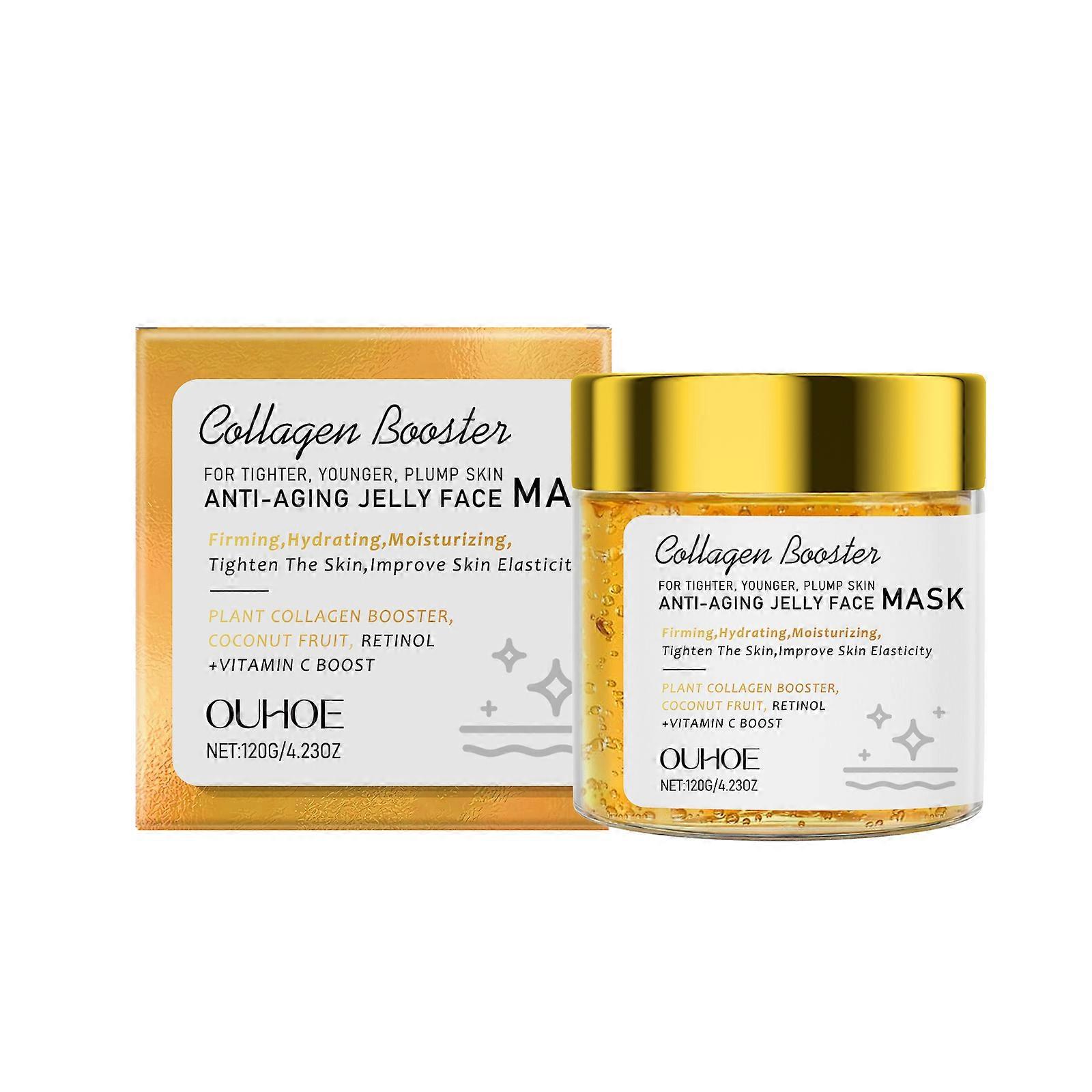 Jelly Gel Mask, Moisturizes And Tightens Skin, Lightens Fine Lines, Darkens And Brightens
