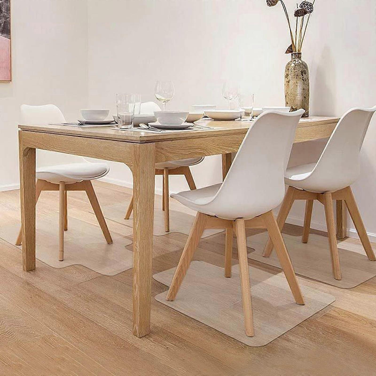 15.7×15.7" 1.5mm Thick Clear Plastic Table Pad Protector, Waterproof, Scratch-Resistant, Easy Clean Mat for Countertop, Furniture, Floor - Compatible