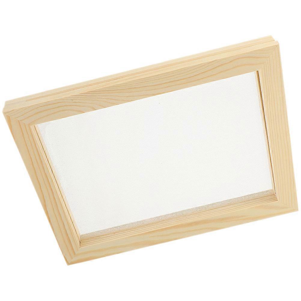Wooden Paper Making Mold Paper Craft Frame for 4Pcs DIY Crafting