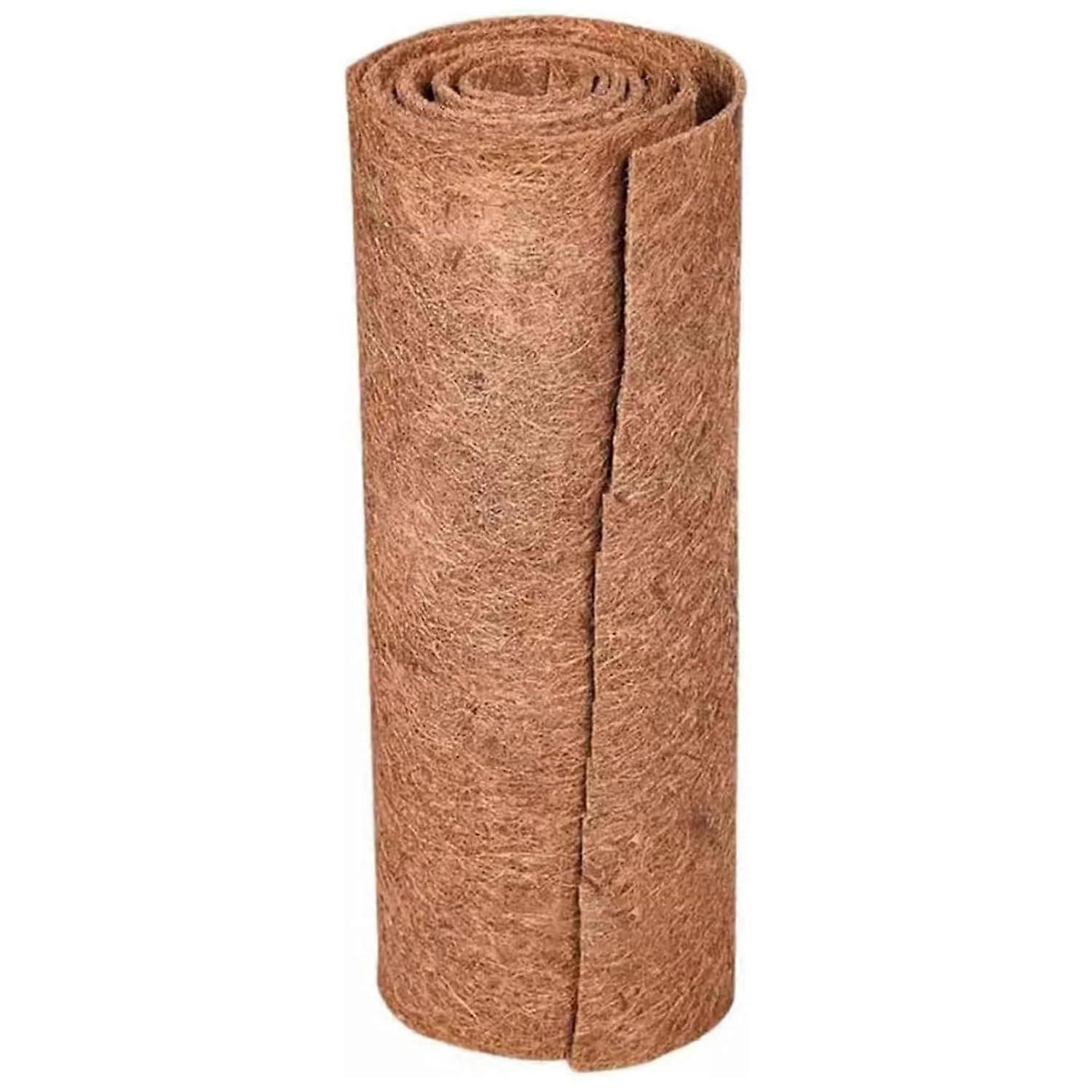 Natural Coco Coir Fiber Liner Roll Sheet 40x100cm  Coconut Coir Planter Pad For Patio, Window Boxes, Hanging Baskets