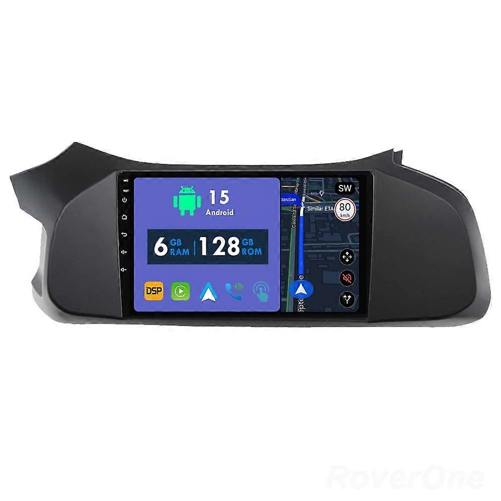 Car Radio 6G+128G CarPlay GPS Navigation Head Unit for Chevrolet Onix 2012 - 2019 Android Auto Bluetooth Stereo Touch Screen