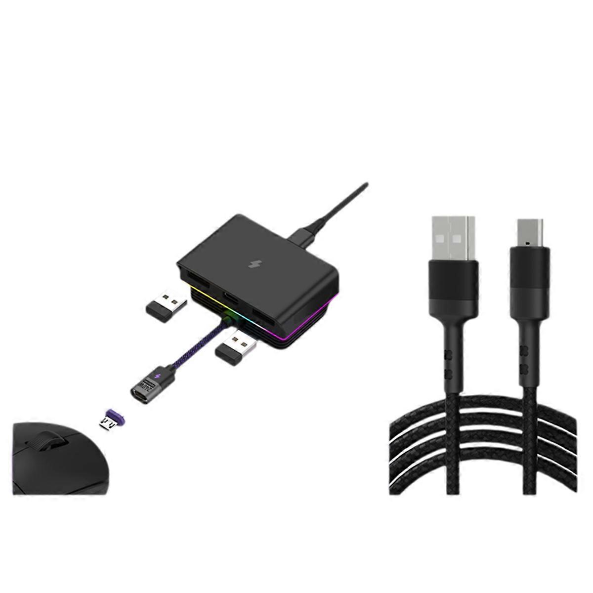 RGB Mouse Magnetic Charge Dock for PRO X 2 MX Master 3S 3 Anywhere VGN VXE R1 Max AJ199 B