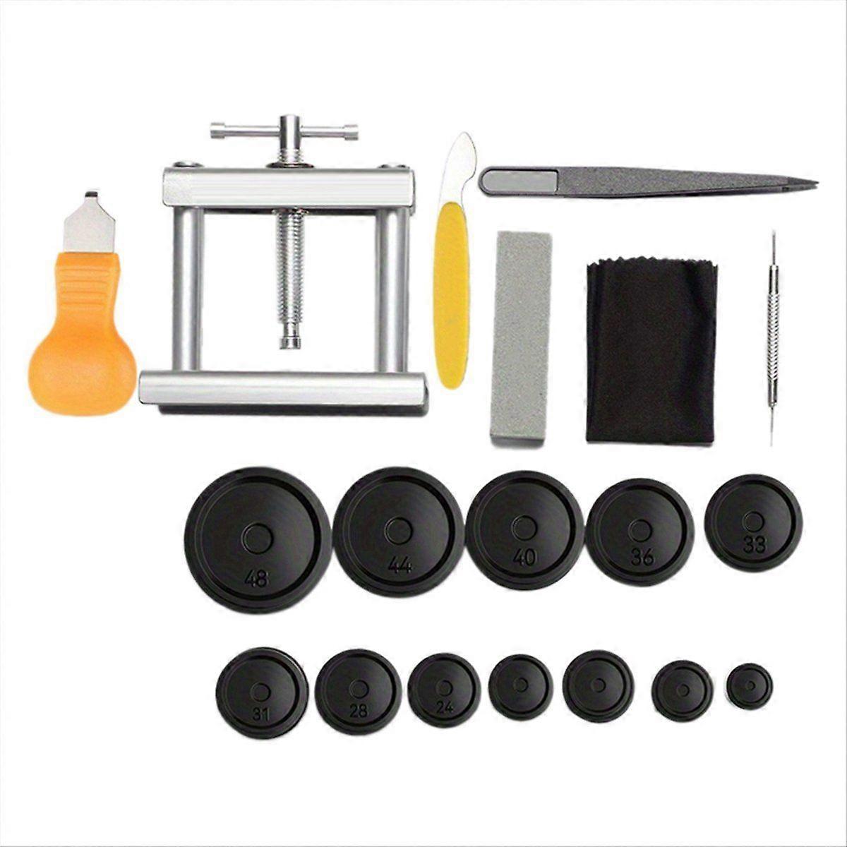 12pcs Watch Metal Capping Machine Set Watchmakers Repair Tools Kit