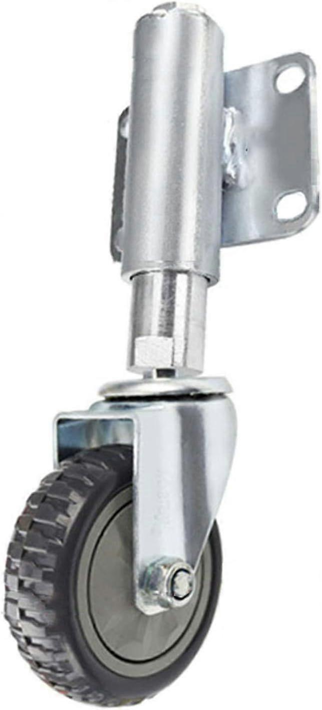 Spring Gate Wheels, Heavy-duty Shock Absorber Rotating Caster, Height Adjustable