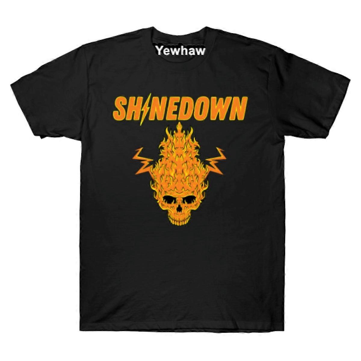 Fire skull shinedown T-shirt