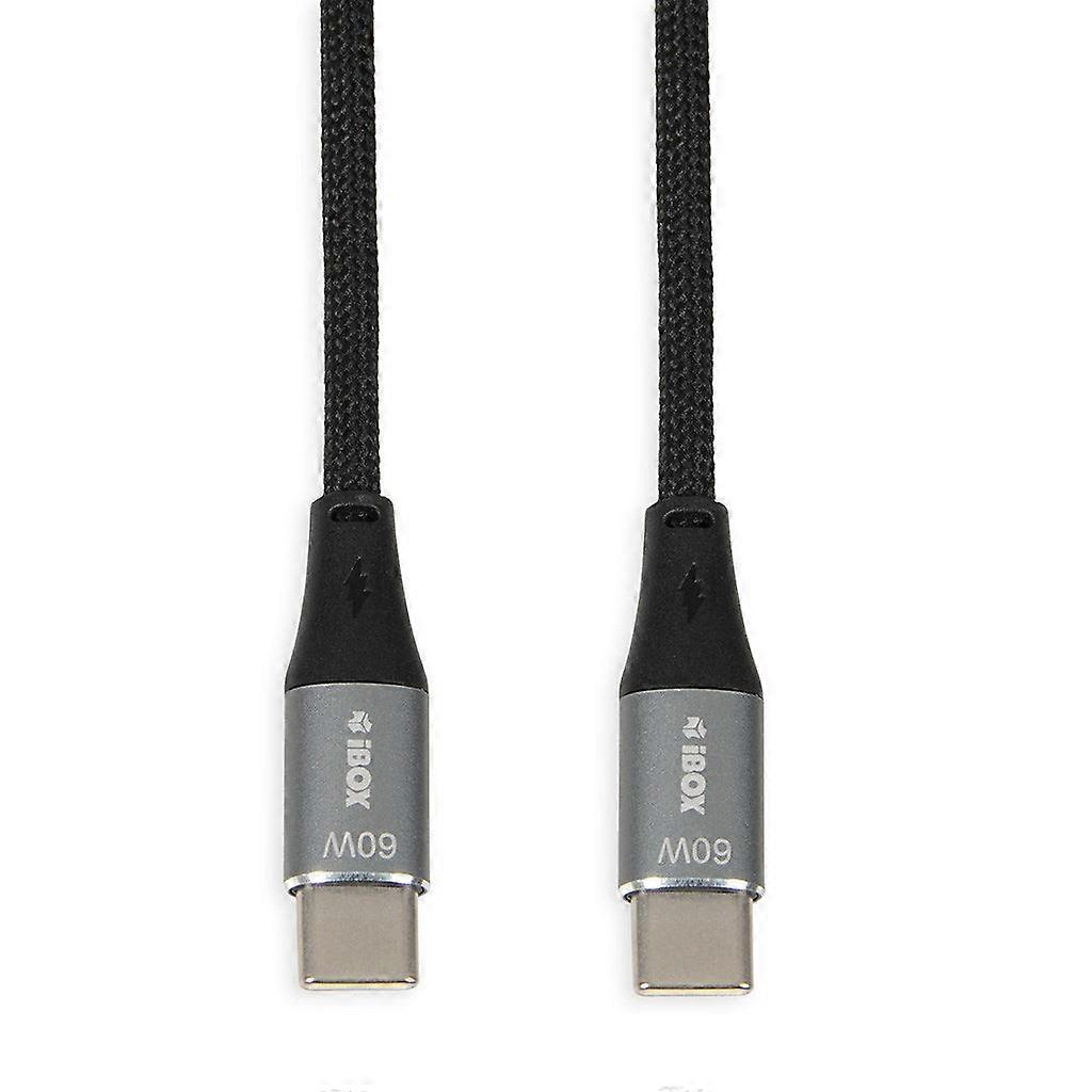 Ibox Ikutc Usb-c Cable 60w 1m Black