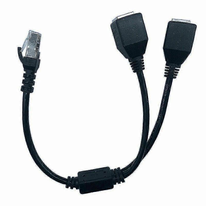 Rj45 Cat6/5 maschio a 2 femmina Lan Ethernet Network Splitter cavo adattatore adattatore