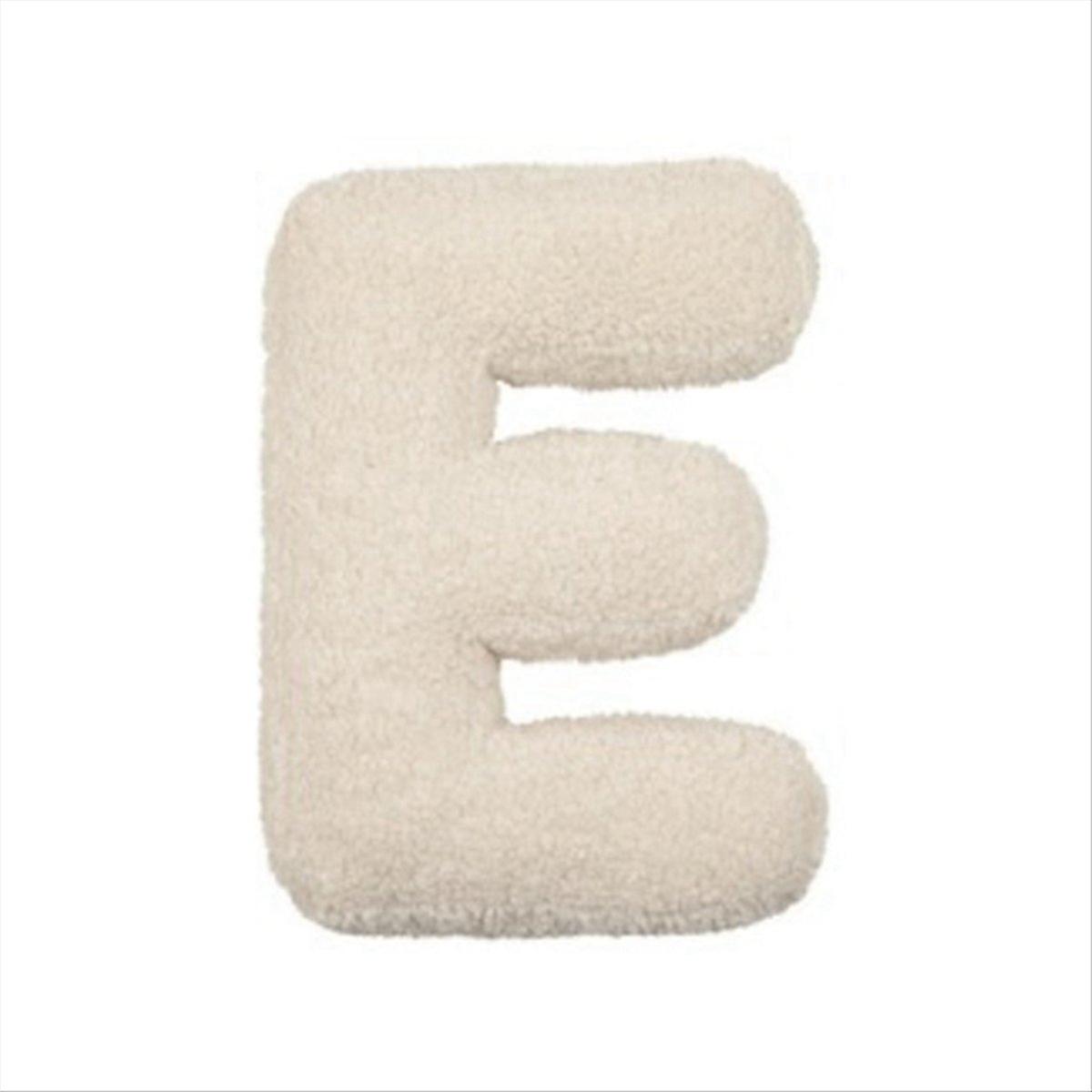 Letter Pillow Throw Cushion Decorative Alphabet Letter E