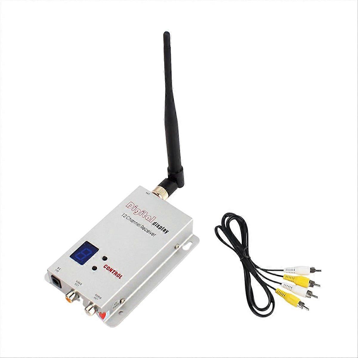 FPV 1.2G 1.3G VRX 12CH FPV Video Receiver with Digital Display -92dbm