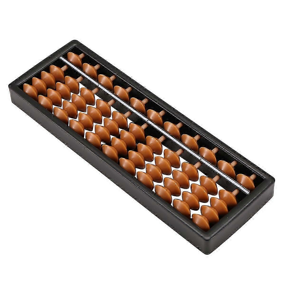Ábaco Toy 11 dígitos Kid School Learning Math Arithmetic Toy Chinese Traditional Abacus Educational