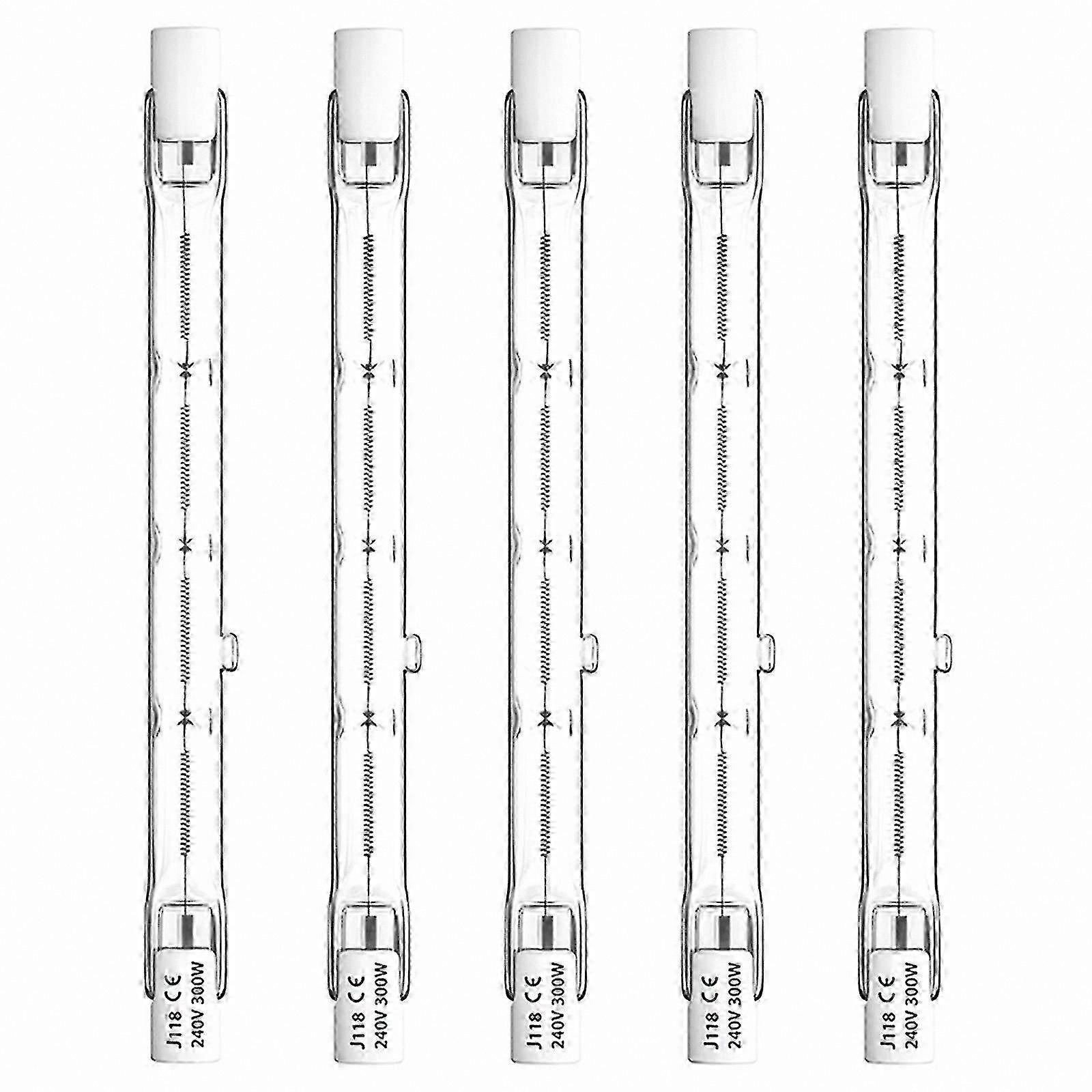 118mm Dimmable Halogen Bulb Spotlight for Landscape and Security Lighting, 5-Pack