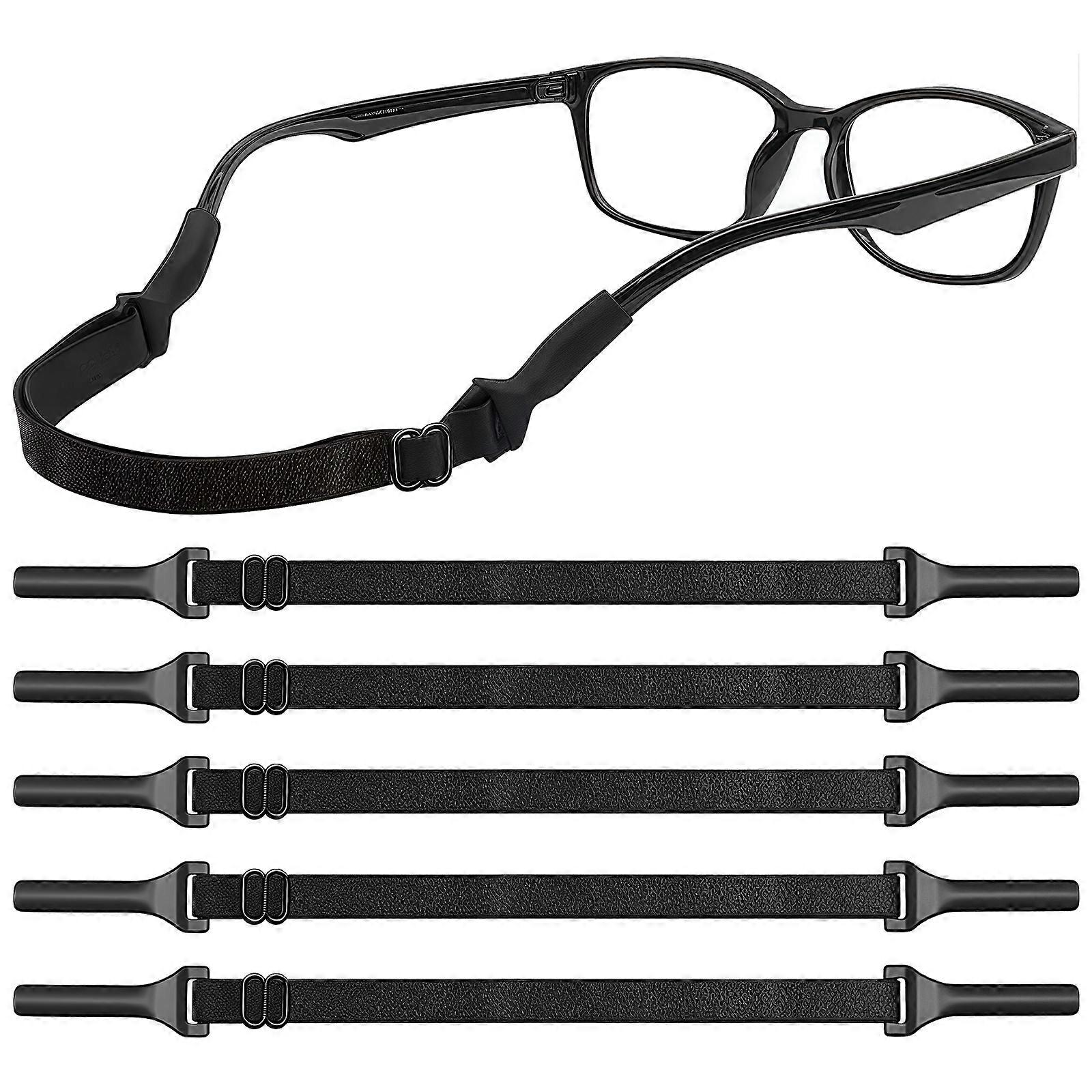 5Pcs Reinforced Nonslip Eyeglass Strap For Enhancing Stability During Exercise And Outdoor Adventures Multicolor