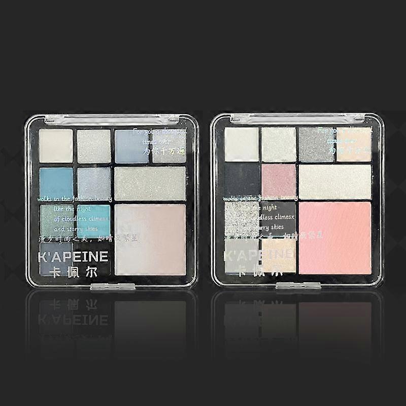Kapeien Paris Garden Eyeshadow Palette, Upgrade Version, Large Pan 12 Colors, Low Saturation Blush, Natural Look, Daily Use, Date Night