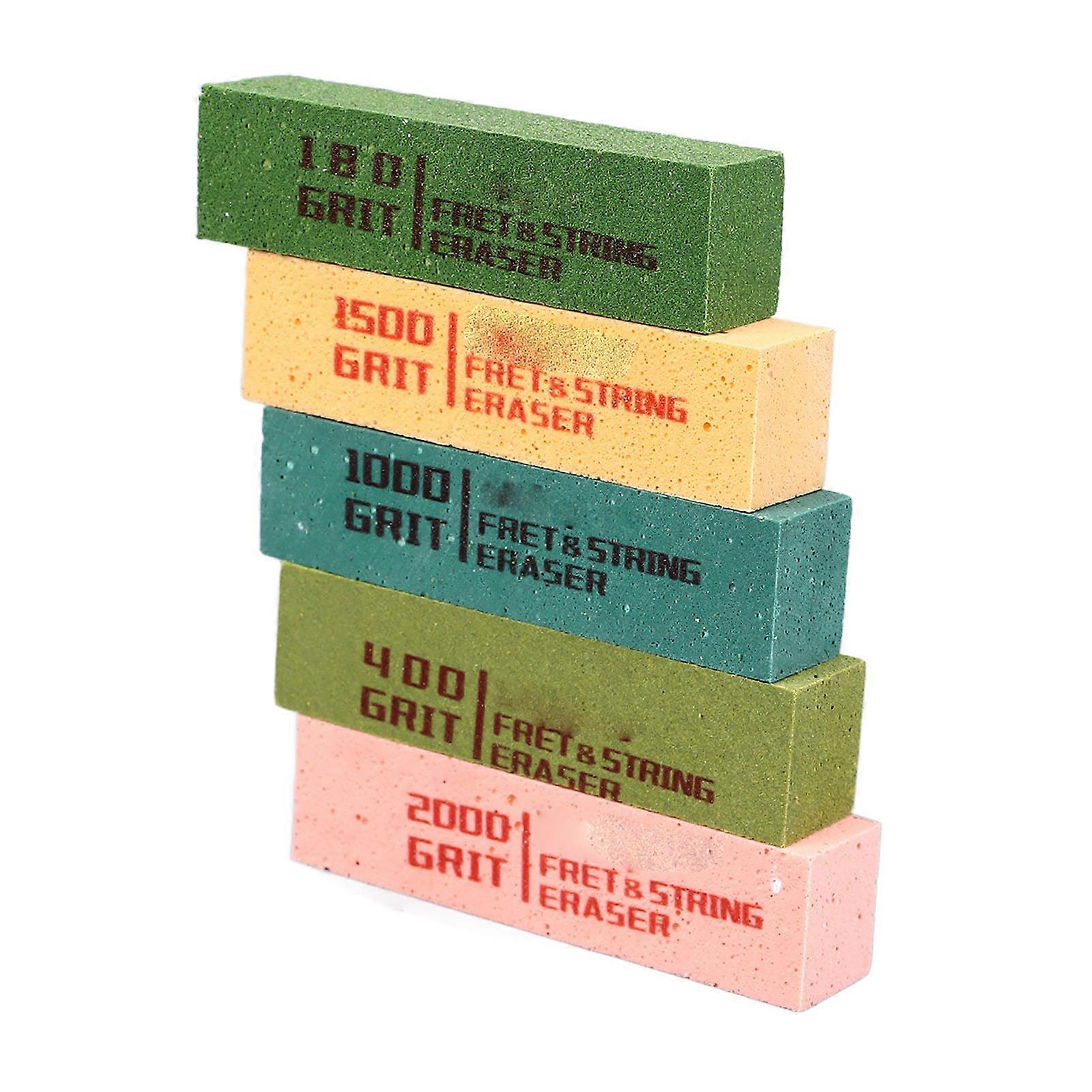 guitare frette gomme corde dérouillant élimination polissage nettoyant polonais outils kit de 5