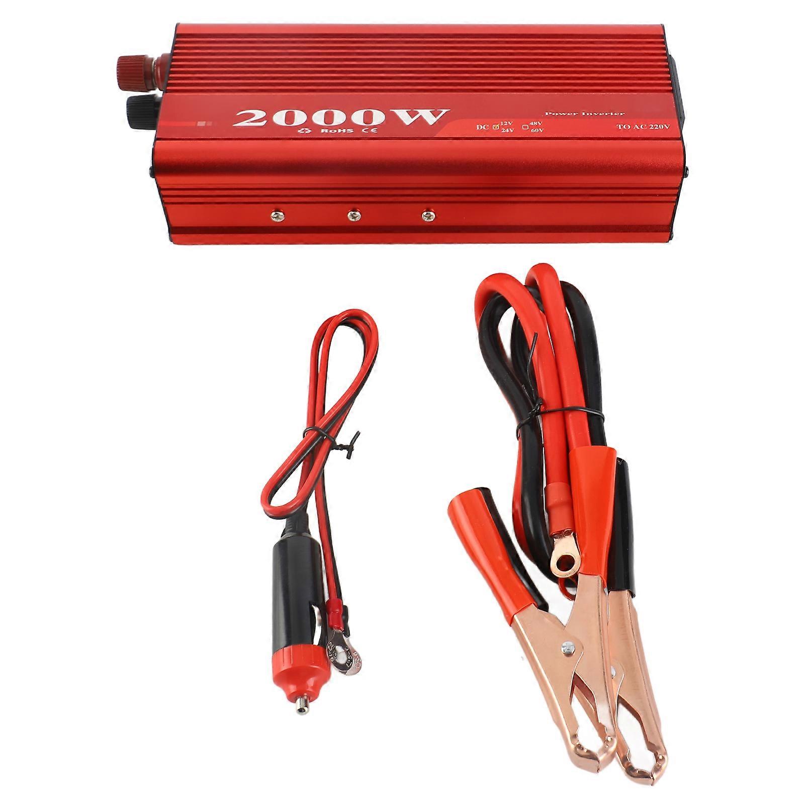 Power inverter for cars 2000W DC to AC converter with USB