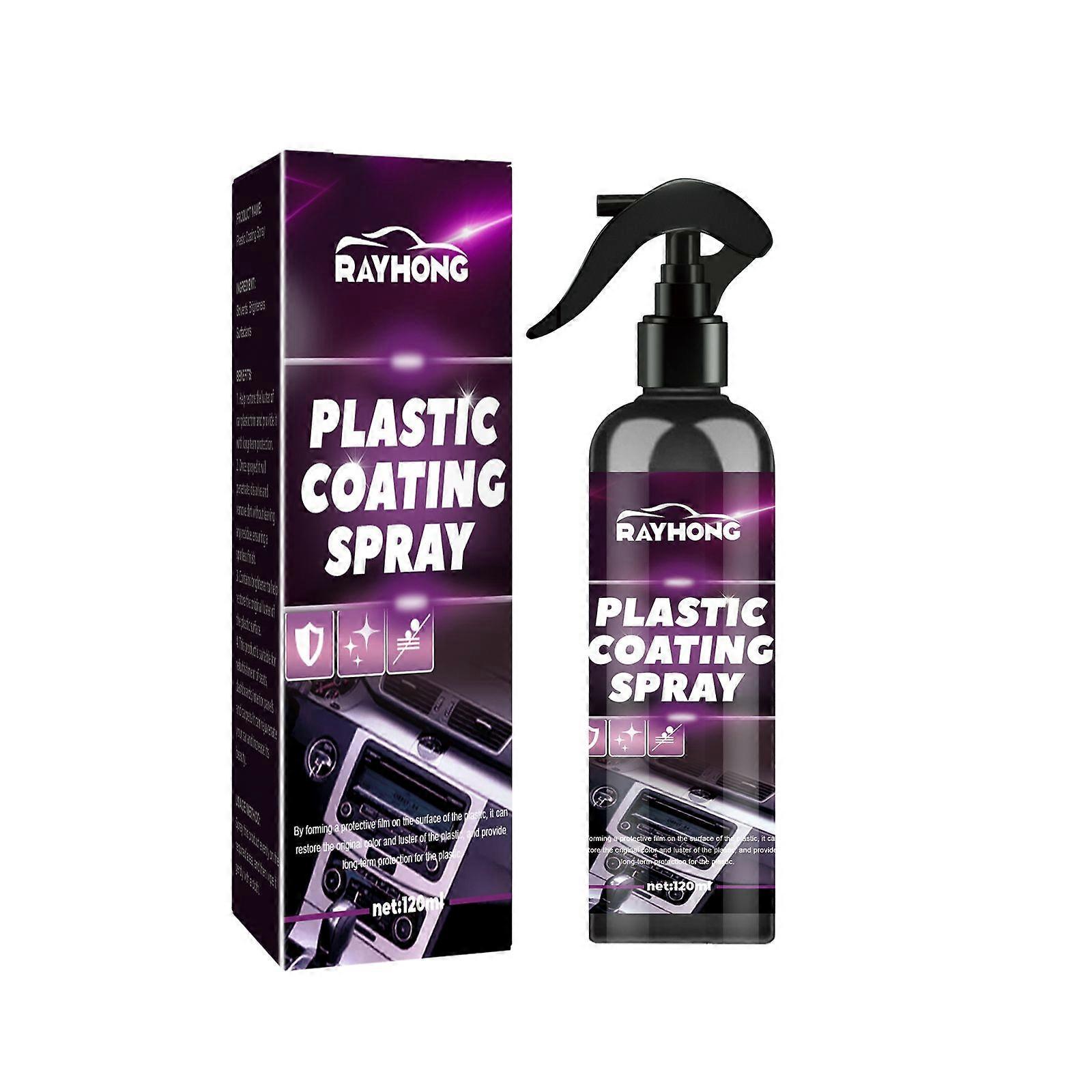 Automotive Plastic Spray Contains Solvents
