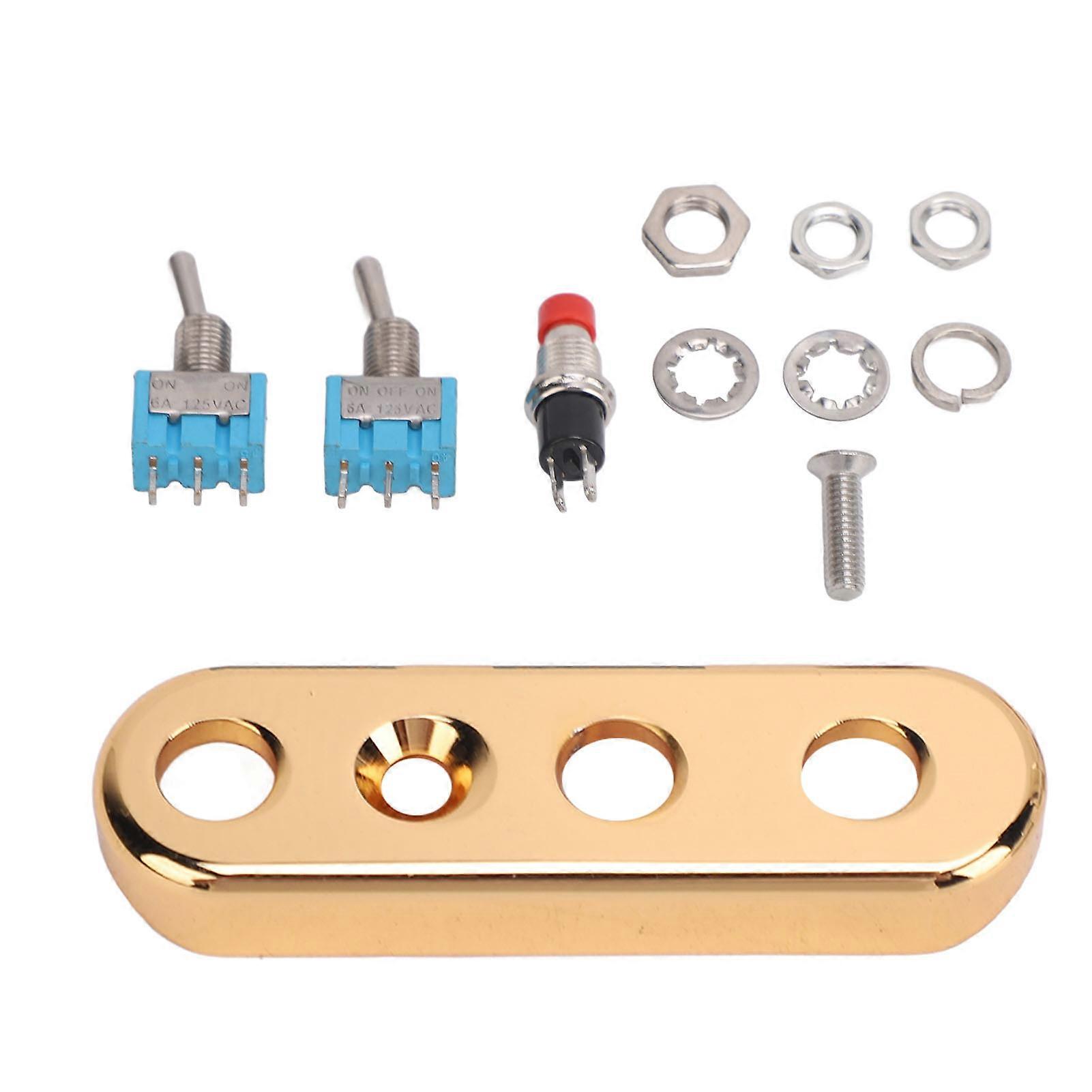 Motorcycle Handlebar Switch Button Stop Start Horn Light Self Resetting Handlebar Lever Switch Button for ATV UTV Dirt Bike Button Switch and 2 Or 3 L