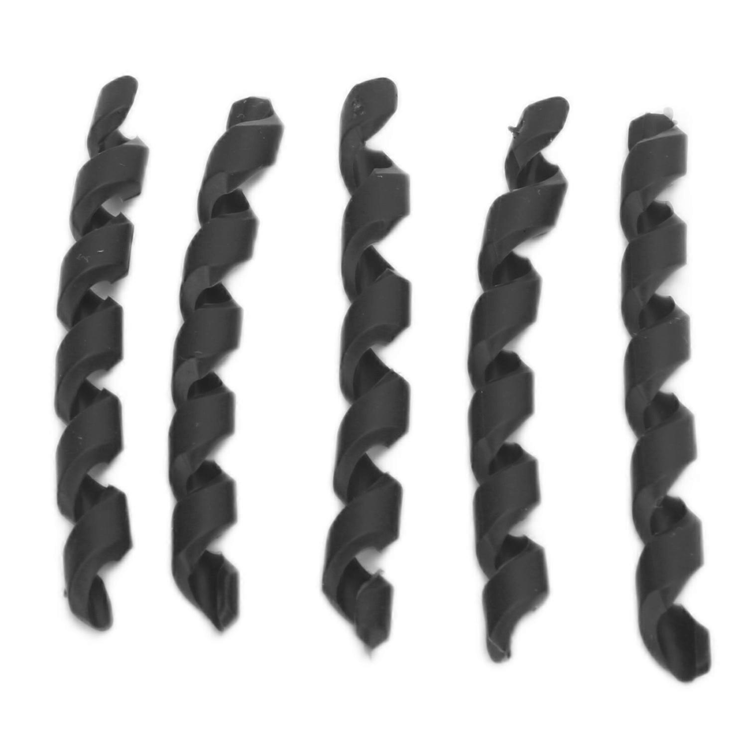 5Pcs Bicycle Line Protector Threaded TPR Elastic Rubber Easy Install Bicycle AccessoriesBlack