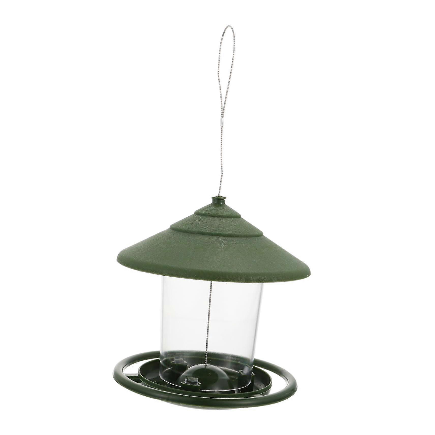 Hanging Bird Feeder Outdoor Waterproof Bird Feeding Container Easy Access