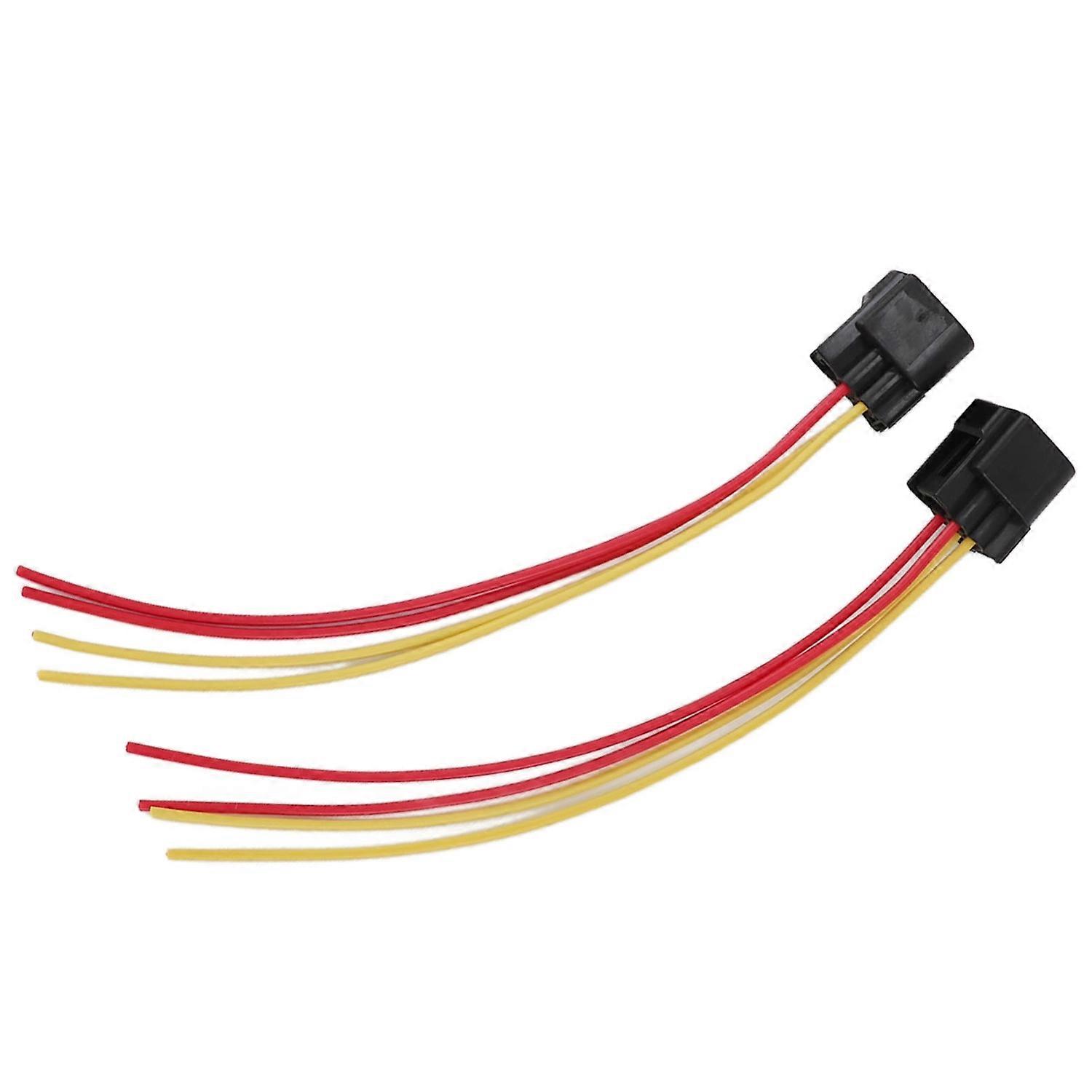 2PCS Starter Solenoid Relay Plug Harness Plug Electrical Connector Plug Replacement for Suzuki TL100