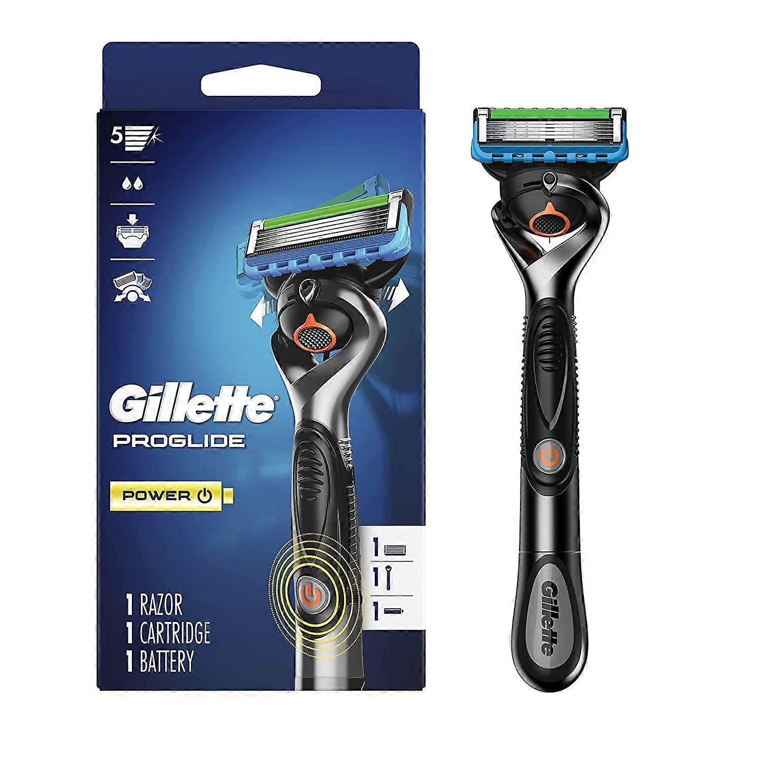 Gillette Fusion Proglide-5 Power Mens Razor Handle, 1 Ea