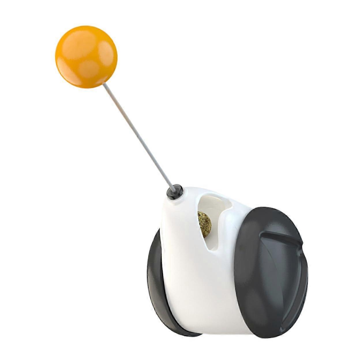 Cat Interactive Toy with Catnip Ball and Swing Car for Indoor Play and Boredom Relief