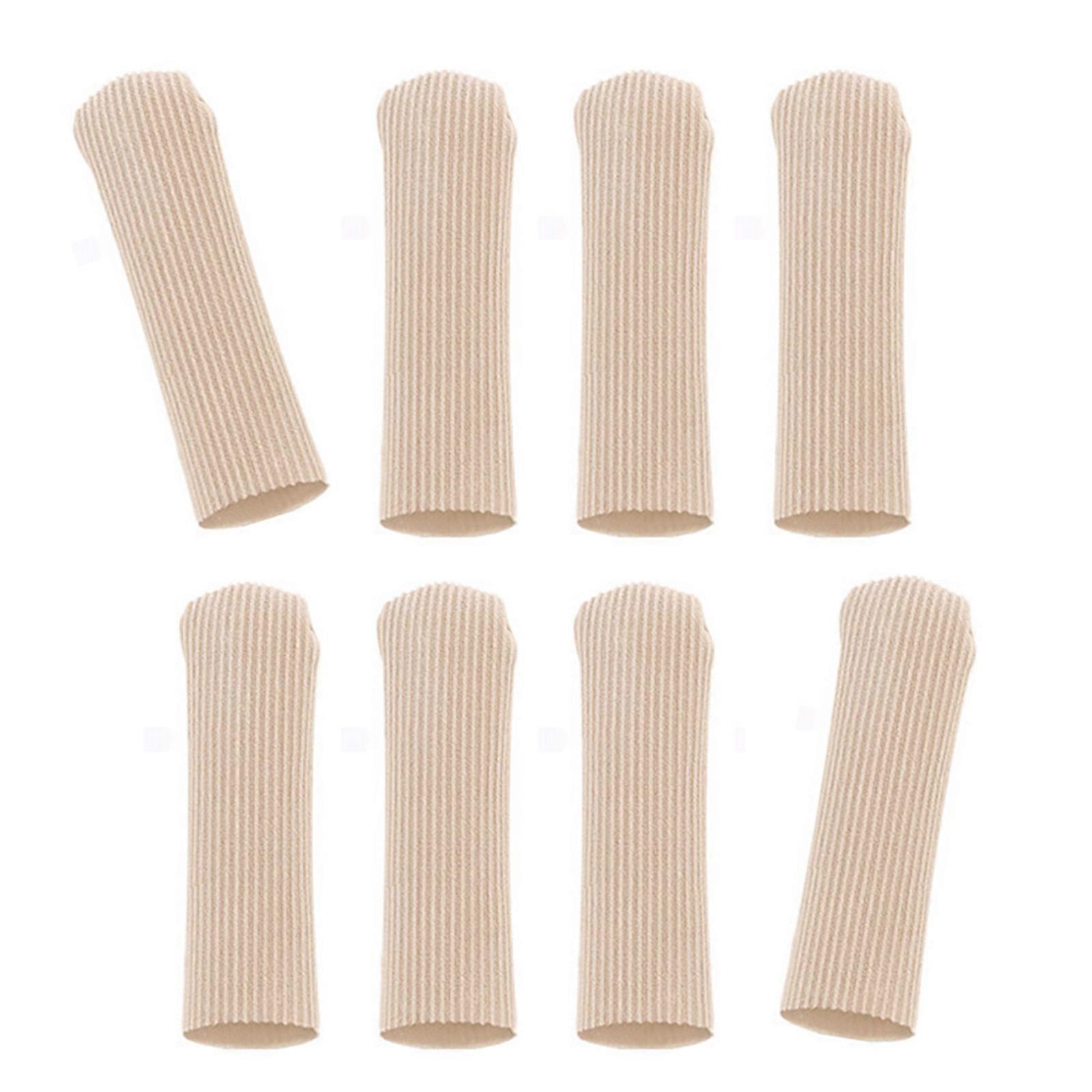 8Pcs Elastic Toe Guards Non Slip Design for Running Gym Workouts All Day Foot Support  S