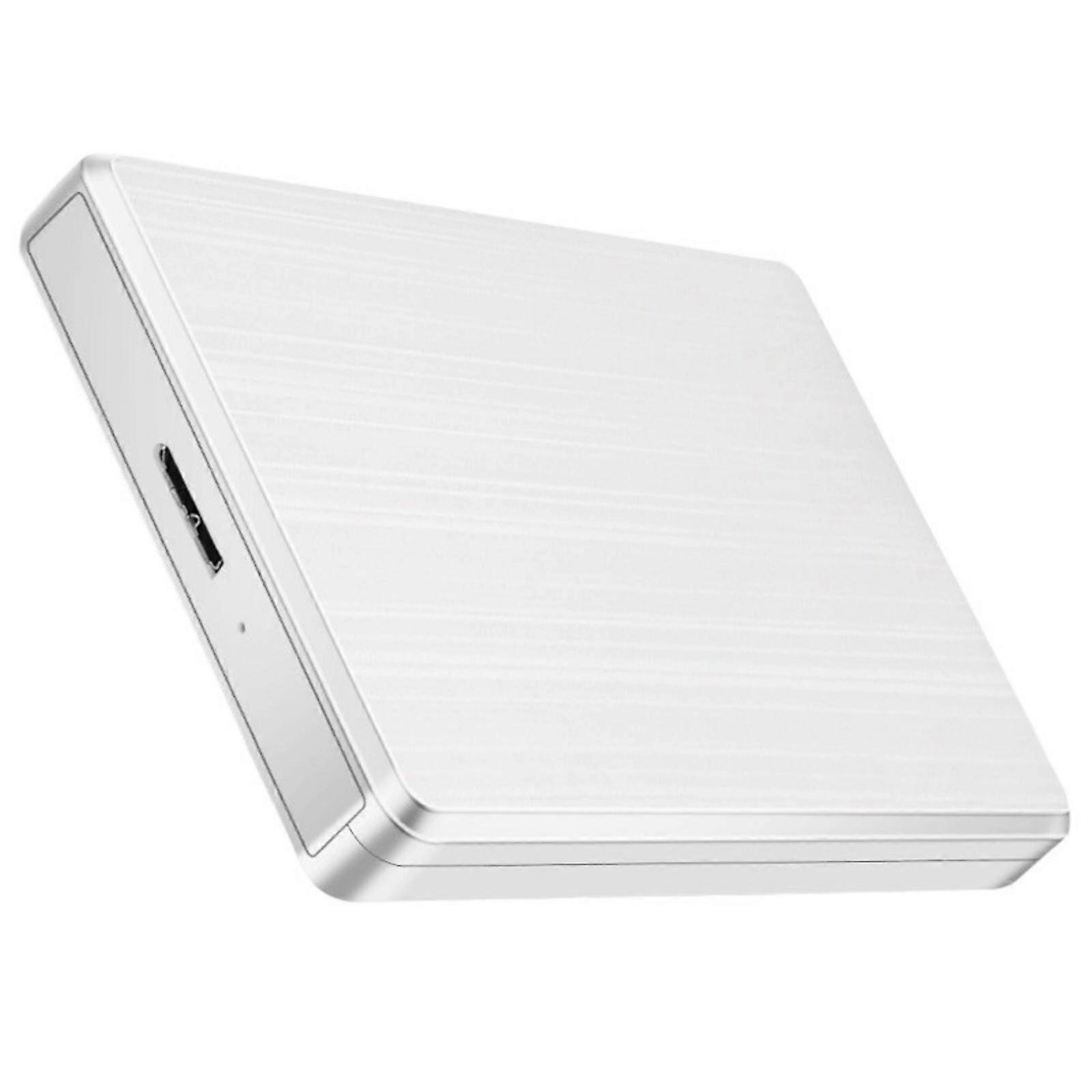 10Gbps USB 3.1 2.5inch Hard Drives Case Enclosure Hard Drives Disk Box Enclosure Case Replacement for PC Laptop  White