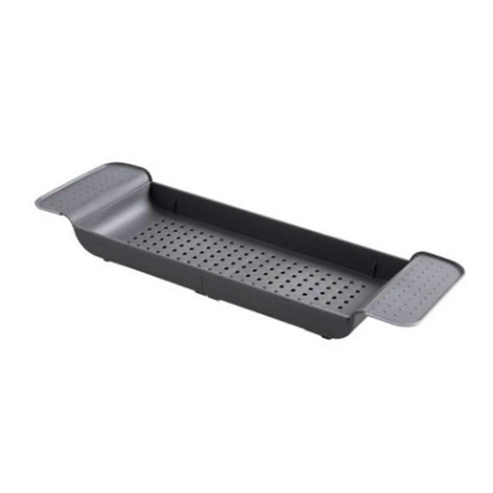 Bathtub Caddy Tray Expandable Bamboo Organizer for Soaking Essentials and Home Spa Use