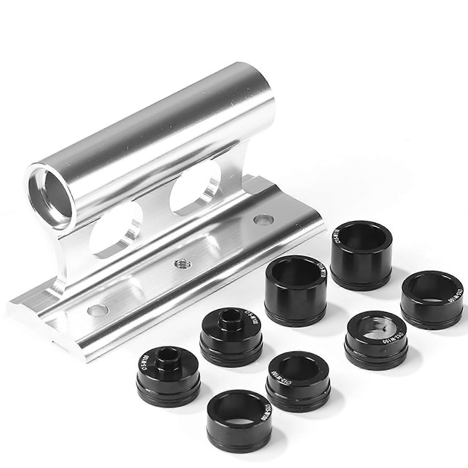 Road Bike Front Fork Mount Quick Release Parking Stand for Car Transport Silver