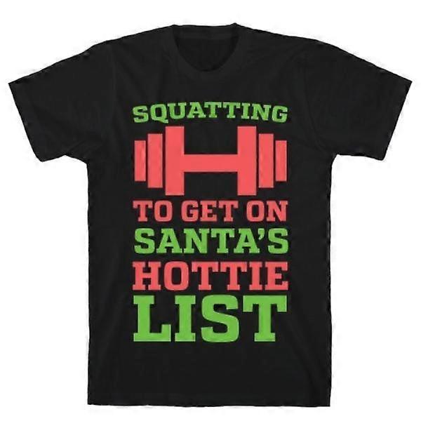 Squatting To Get On Santa's Hottie List T-shirt