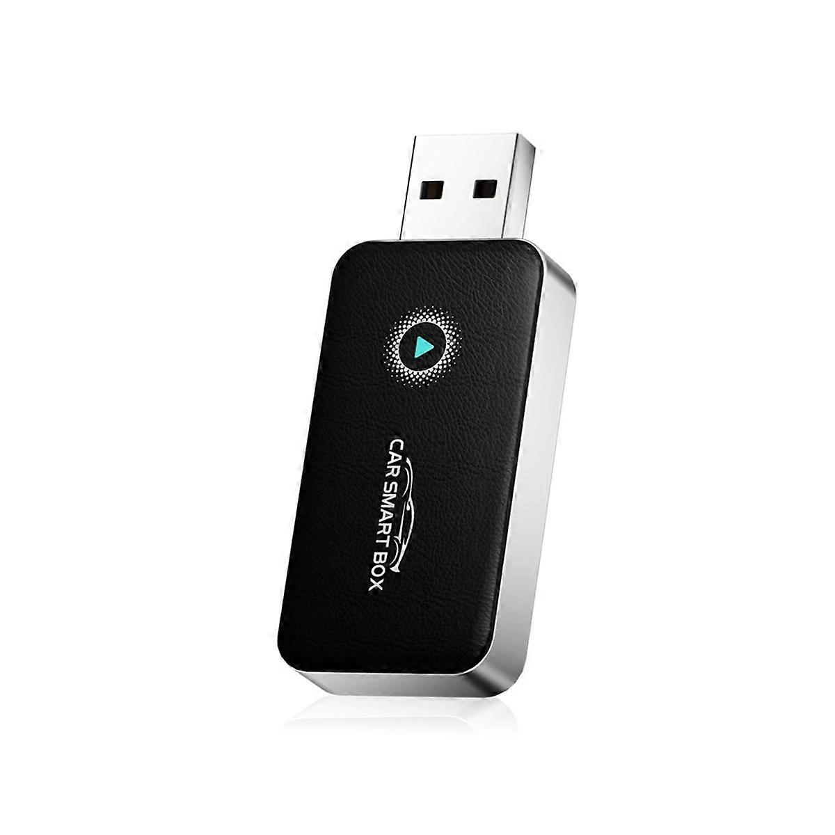 2-in-1 Wireless CarPlay & Android Auto Adapter Plug & Play CarPlay Dongle Converts Wired to Wireless