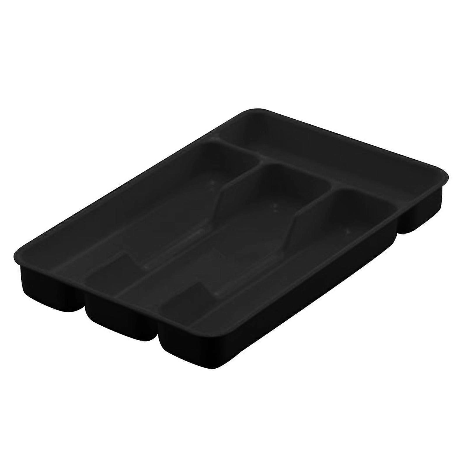 Uclet Cutlery Box - Silverware Organizer Tray for Utensil Drawer, Forks, Spoons, Flatware Storage, Kitchen Drawer Separation Holder