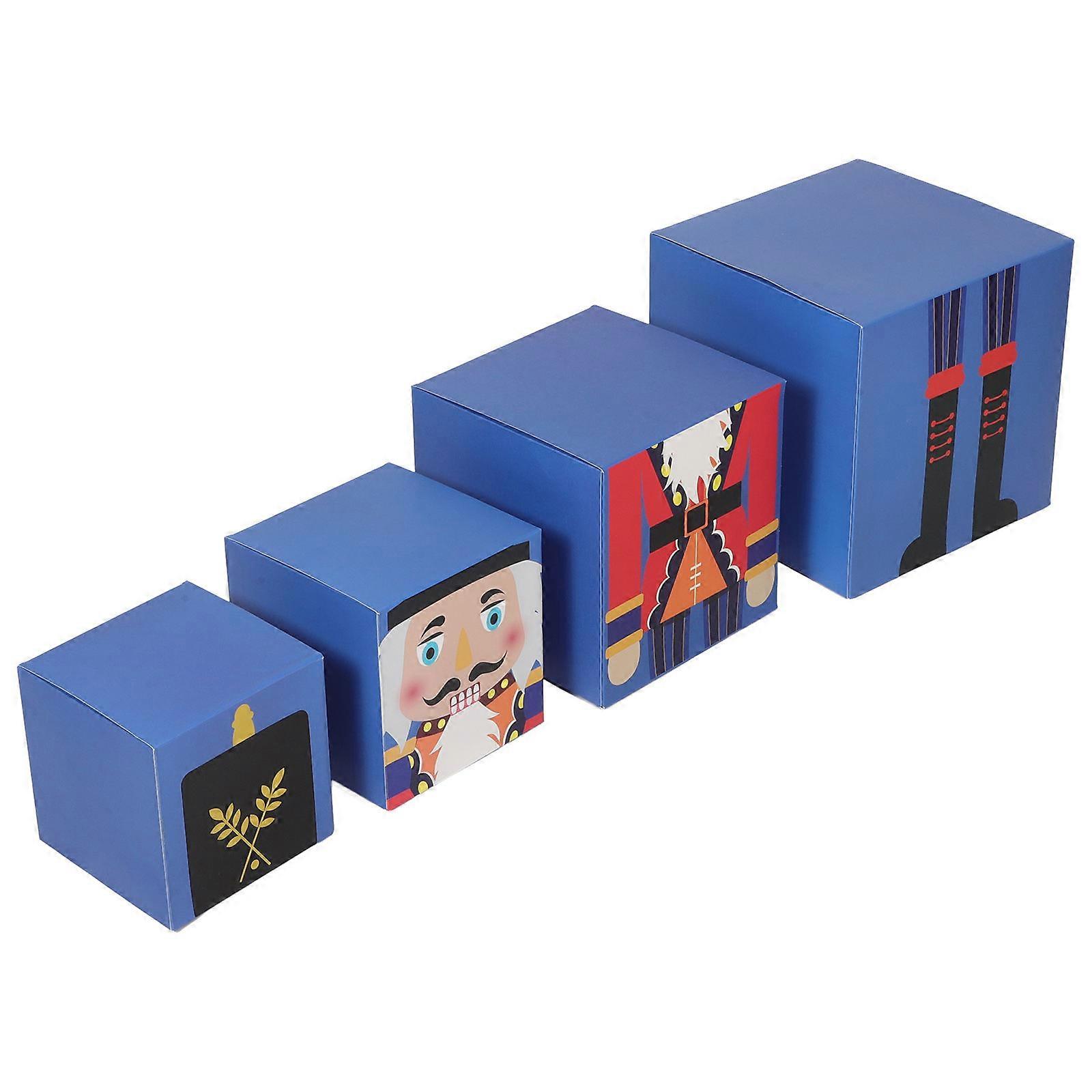 Nutcracker Stacking Boxes for Storage with Multifunctional Design 1Set