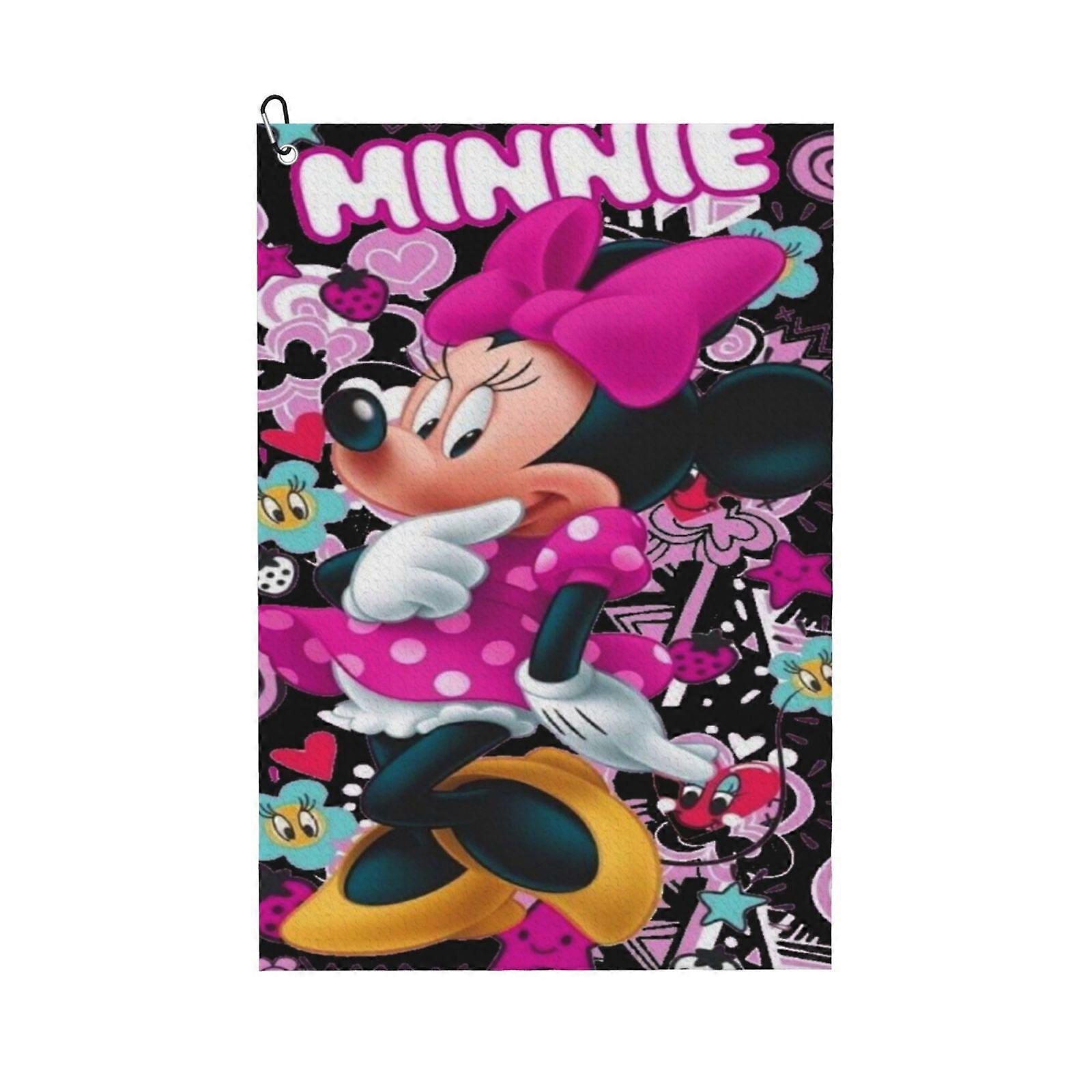 Mickey Mouse Golf Towel For Men, Microfiber Waffle Golf Towel Golf Accessories, Christmas, Birthday Gift