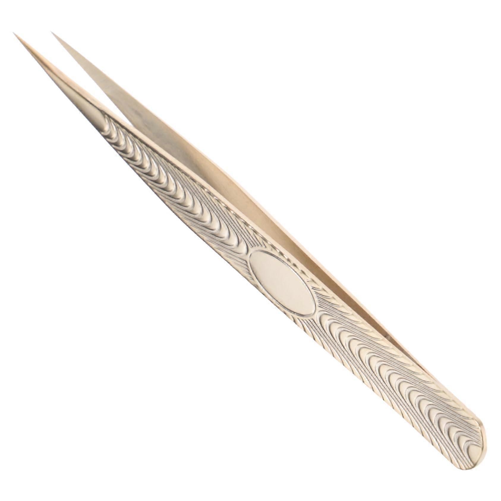 Eyelash Extension Tweezers Precision Lash Clamp Tool for Easy False Lash Application Beginners